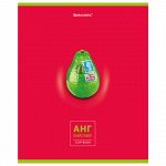 Тетрадь предметная &quot;AVOCADO&quot; 48 л., глянцевый лак, АНГЛИЙСКИЙ ЯЗЫК, клетка, BRAUBERG, 404275