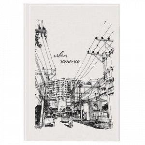 Ежедневник недатированный А5 (145х215 мм), ламинированная обложка, 128 л., STAFF, "Urban Romance", 113532