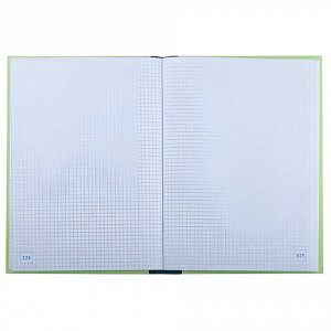 Книга учета 128 л., клетка, твердая, картон, блок офсет, нумерация, А4 205х287 мм, STAFF, 130062