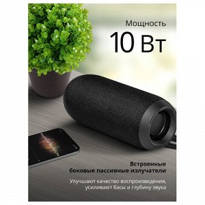 Колонка портативная DEFENDER Enjoy S700, 2.0, 10 Вт, Bluetooth, FM-тюнер, USB, microUSB, micro SD, черная, 65701 