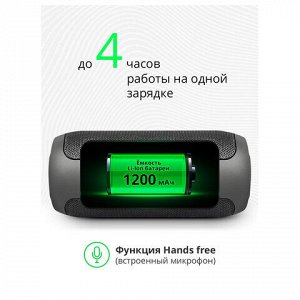 Колонка портативная DEFENDER Enjoy S700, 2.0, 10 Вт, Bluetooth, FM-тюнер, USB, microUSB, micro SD, черная, 65701 