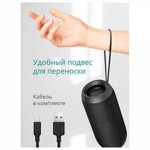 Колонка портативная DEFENDER Enjoy S700, 2.0, 10 Вт, Bluetooth, FM-тюнер, USB, microUSB, micro SD, черная, 65701 