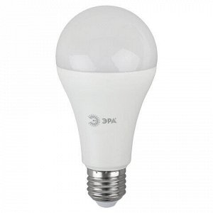 Лампа светодиодная ЭРА, 21 (75) Вт, цоколь E27, груша, нейтральный белый, 25000 ч, smd A65-21w-840-E27