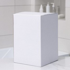 Набор аксессуаров для ванной комнаты «Сильва», 6 предметов (дозатор, мыльница, 2 стакана, ёршик, ведро), цвет белый