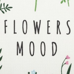 Полотенце "Доляна" Flowers mood 35х60 см, 100% хлопок, вафля 160 г/м2