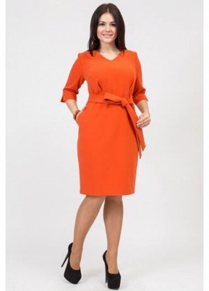 Платье Amelia Lux 0639 оранжевый