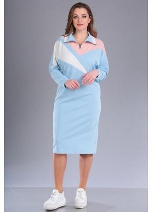 Платье Anastasia Mak 691 голубой