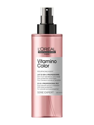 Loreal Professionnel Профессиональный несмываемый спрей-уход Vitamino Color для окрашенных волос, 190 мл, Лореаль Про