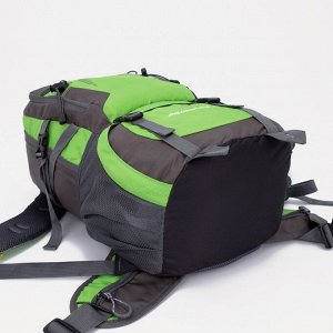 Рюкзак туристический на молнии 40 л, цвет зелёный