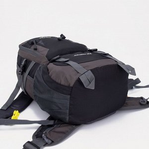 Рюкзак туристический на молнии 40 л, цвет чёрный