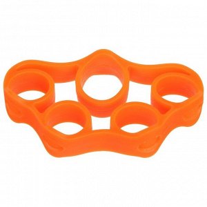 Эспандер для пальцев, нагрузка 5 кг (11 LB), 7,5 х 4 х 1,3 см, цвет оранжевый