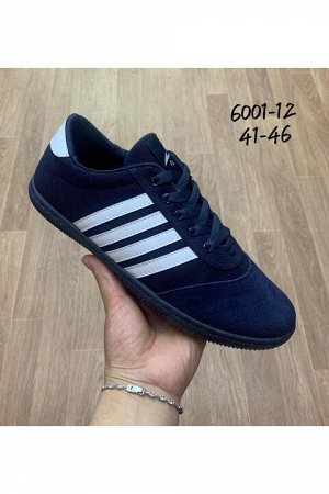 Мужские кроссовки 6001-12 темно-синие