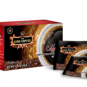 Черный кофе растворимый King Coffee 15 пакетиков по 2гр.