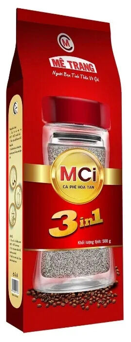 Растворимый кофе MCI 3 в 1 ME TRANG 500 гр