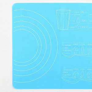 Силиконовый коврик для выпечки «Готовим с любовью», 29 х 26 см
