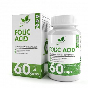 Фолиевая кислота / Folic acid /комплексный препарат,  60 капс.