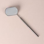 Зеркало для наращивания ресниц, складное, зеркальная поверхность 5,5 ? 3,7 см, цвет серебристый