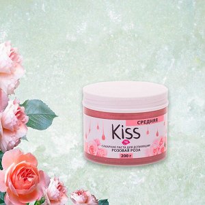Kiss Проф.  паста для шугаринга Розовая Роза  200 гр