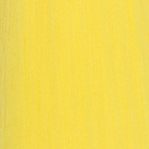 SIM-BRAIDS Канекалон однотонный, гофрированный, 65 см, 90 гр, цвет жёлтый(#Yellow)
