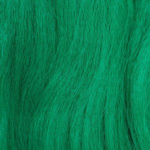SOFT DREDES Канекалон однотонный, гофрированный, 60 см, 100 гр, цвет зелёный(#D-green)