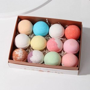 Набор бомбочек для ванны Bath bomb, 12 шт х 40 г