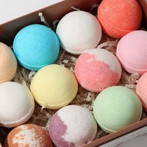 Набор бомбочек для ванны Bath bomb, 12 шт х 40 г