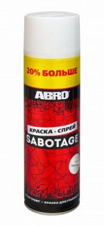 Краска-спрей +20% SABOTAGE 1007 (белый матовый)