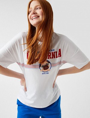 Футболка с бульдожиком Калифорния
