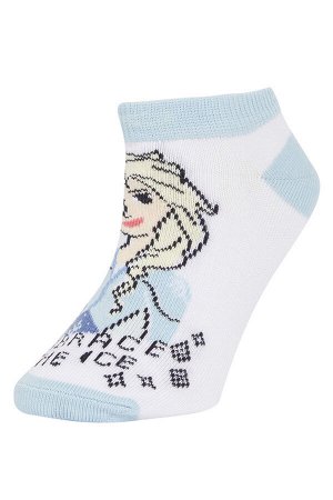 Комплект из 3 коротких носков из замороженного лицензированного хлопка для девочек