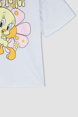 Футболка с коротким рукавом Looney Tunes для девочек