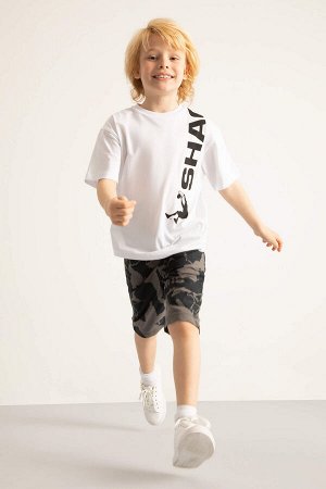 Шорты-бермуды Boy Shaquille O'Nea Licensed Regular Fit Defacto Fit с гибкой талией