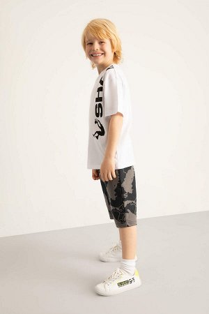 Шорты-бермуды Boy Shaquille O'Nea Licensed Regular Fit Defacto Fit с гибкой талией