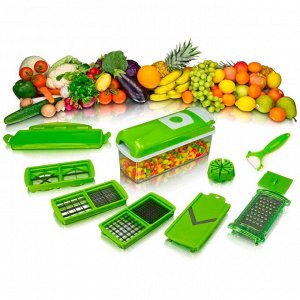 Овощерезка Многофункциональный прибор, который поможет быстро нарезать фрукты и овощи.
В комплекте:
- лезвие для нарезки кольцами,
- насадка для нарезания кольцами,
- защитный кожух для насадок,
- про