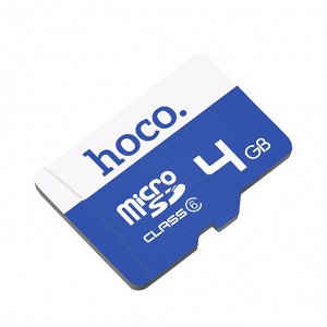 Карта памяти TF HOCO TF high speed, 4GB флешка Micro SD