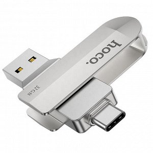 NEW ! USB Флеш-накопитель HOCO UD10 Wise 2in1 128GB USB 3.0 Флешка