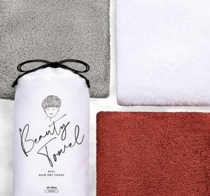ReFa Hair Dryer Towel - полотенчико с мешочком для быстрой сушки волос