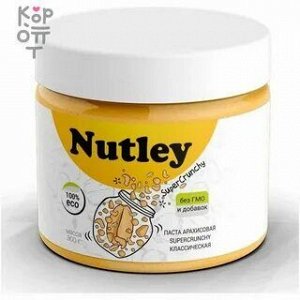 Паста арахисовая классическая Super crunchy 300 г Nutley