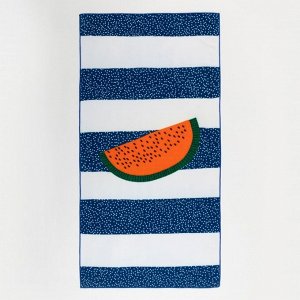 Полотенце пляжное Этель "Watermelon" 70*140 см,100%п/э, 250гр/м2,