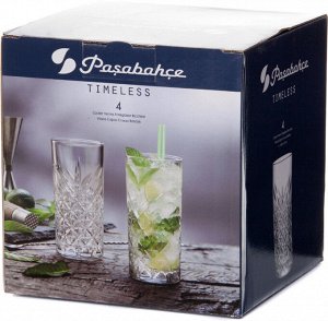 Набор стаканов Pasabahce Timeless, 4 шт, 450 мл