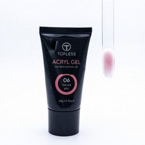 Акригель Natural jelly 06 Acryl Gel Topless, 30 гр.