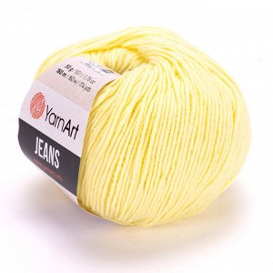 Пряжа для вязания YarnArt Jeans цвет №67 лимонный