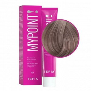 Краска для волос Тефия Mypoint 8.17 Перманентная  для волос / Светлый блондин пепельно-фиолетовый, 60 мл EXPS