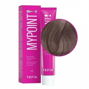 Краска для волос Тефия Mypoint 7.17 Перманентная  для волос / Блондин пепельно-фиолетовый, 60 мл EXPS