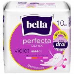 Прокладки BELLA Перфекта Ультра Фиолетовая 10 шт,