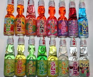 HATA KOSEN Ramune Напиток газированный "Рамунэ" со вкусом йогурта, 200мл, 30шт., Арт-90419