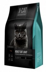 X-CAT Adult Cat Light сухой корм для кошек с избыточным весом Курица 3кг
