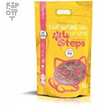 Наполнитель 4Steps, TOFU, Супер комкующийся, Соевый наполнитель в пеллетах
