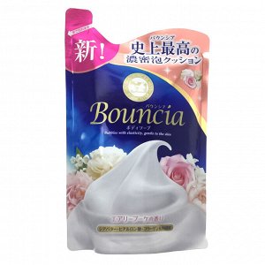 Жидкое увлажняющее мыло для тела "Взбитые сливки" с гиалуроновой кислотой и коллагеном COW BRAND "Bouncia" цветочно-фруктовый аромат