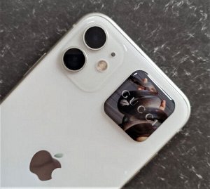 3d стикер из эпоксидной смолы, 3х3 см. Арт C108