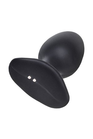Анальная втулка LOVENSE Hush 2 (L), силикон, черная, 15 см, ? 5,7 см